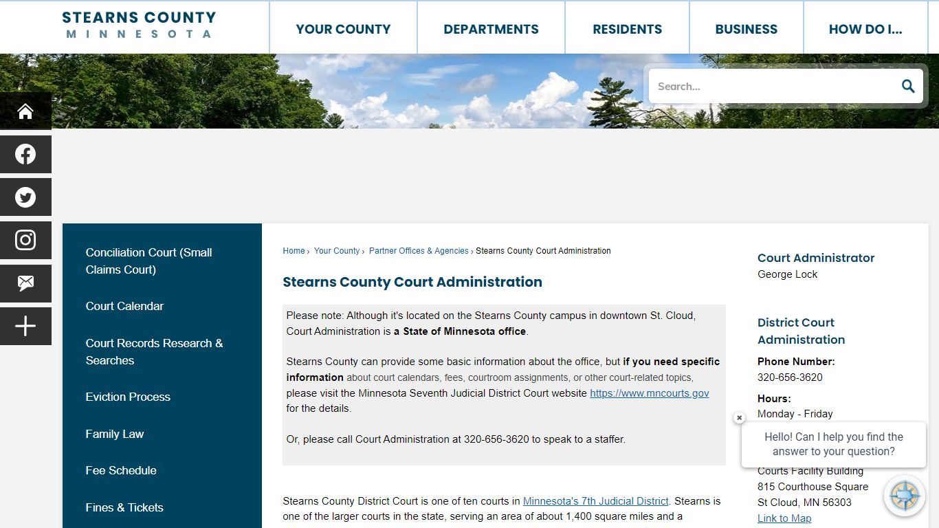 Stearns County Court Administration | Stearns County, MN ...